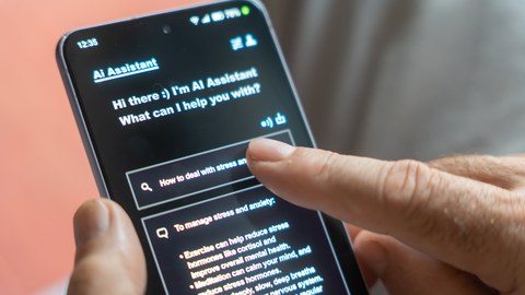 Smartphone with AI assistant